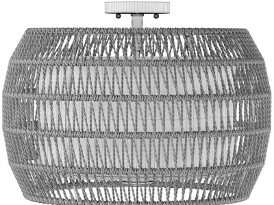 Golden Lighting Everly 4 Light Semi-Flush 3D model