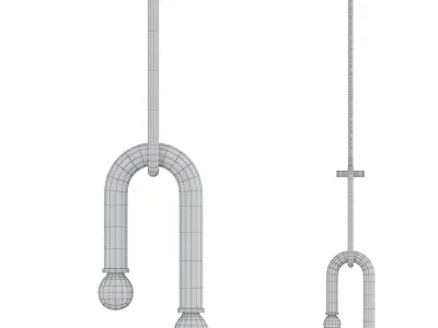 Pendant lamp CAVALLO 3D model