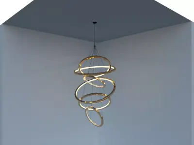 lampara colgante 3D model