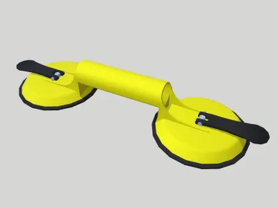 Vaccum Hooks Low-poly 3D model