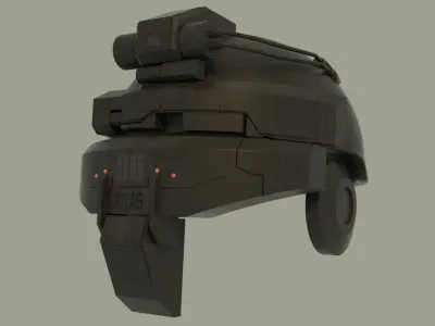 Advanced warfare helmet 3D model