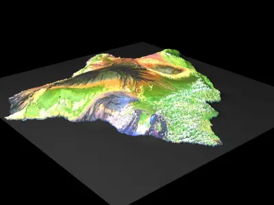 Hawaii Island 3D model