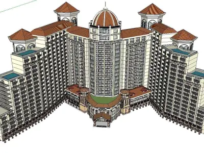 vacation spot-Resort-Fashion Leisure Hotel-0266 3D model
