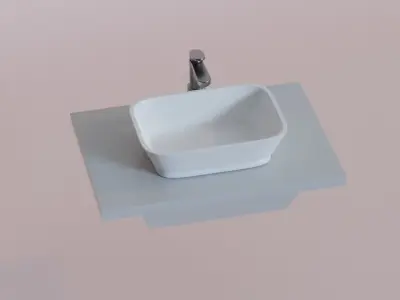 Bath Sink Free 3D model