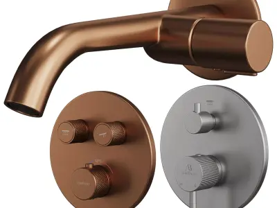 AltroBagno Bilancia faucet set 3D model