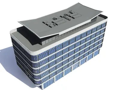 Office Building 3D Model 3D model buy