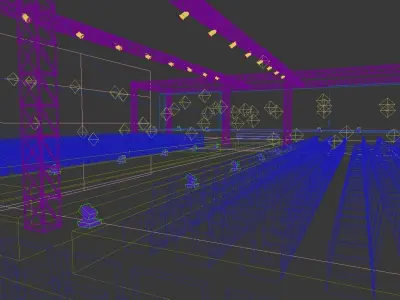 Concert party carnival stage 5 3D model