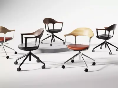 Four Armchair 3D model