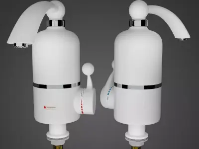 Faucet two faucets 3D model