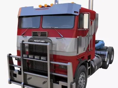 Optimus Prime Freightliner Low-poly 3D model