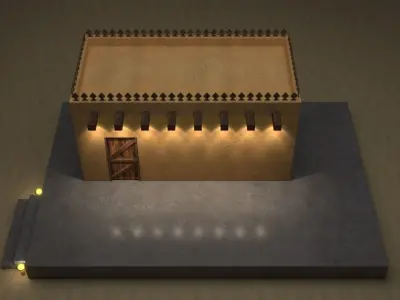  Traditional Arabic House 3D model