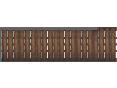 Bench 3D model 10