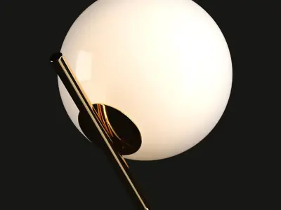High table lamp ic 3D model