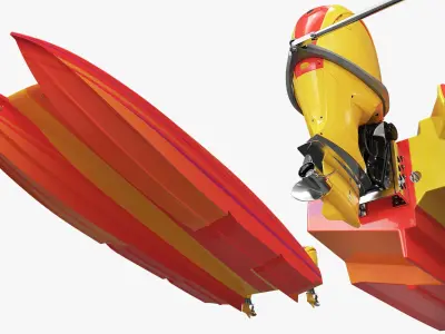  High Performance Racing Boat 