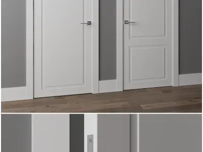 Doors Volkhovets Neo Classic 8001 8002 3D model