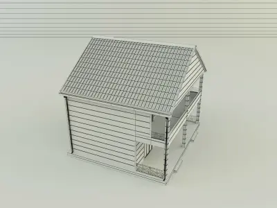 model houses 11 3D model