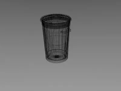 Dumpster trash can 3D model buy