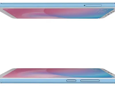 Xiaomi Redmi 5 Light Blue 3D model