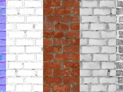 Old brick - Substance Designer Texture