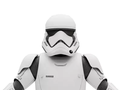 First Order Stormtrooper - Star Wars Low-poly 3D model