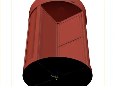Revolving door Dorma Crane 2000 3D model