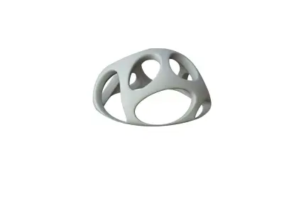SciFi Cube Object No 51572 Low Poly Shape Low-poly 3D model