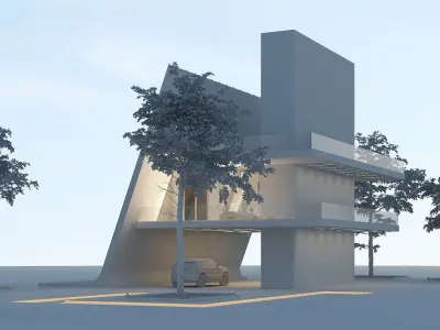 Lima 3D House Exterior Model Download By Al Ghazi Design Studio 3D model