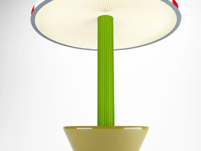 bench mashrums 3D model