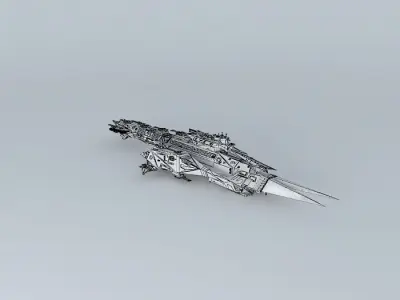 Victory Class Battle Cruiser BC 220A 001  3D model