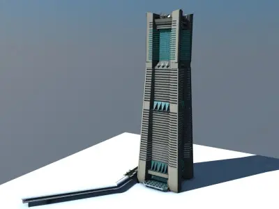 Landmark Tower Yokohama 3D model