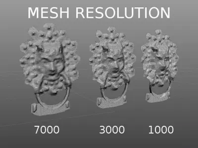 Lion Door Knocker 3D model