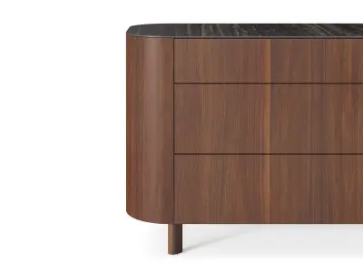 Parabole Chest of Drawers 3D model