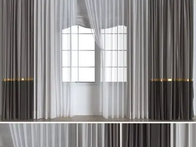 Curtains 7 3D model