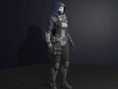 exo stranger 3D model