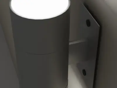 Exterior lamp Low-poly 3D model