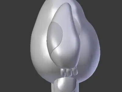 baymax big hero Low-poly 3D model