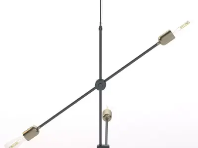 Molecular Ceiling Light 3D model