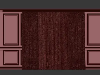 Curtain Set 49 3D model