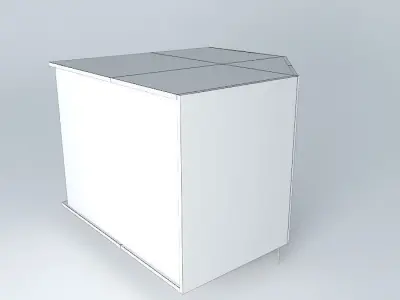 BC2D0D cube with light on top Free 3D model