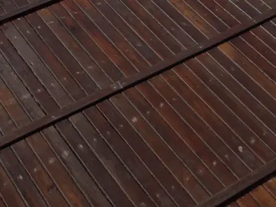 Weathered Slatted Gate Panels Texture