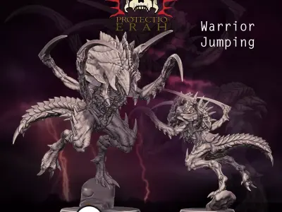 Xenoteras Warriors 2 3D print model