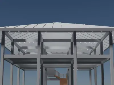 House in structure 25-02 3D model