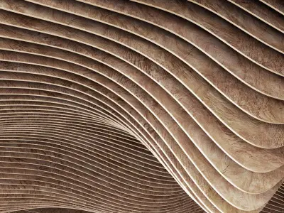 Parametric decor holl 3D model