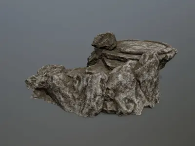Ladder tree stump Low-poly 3D model purchase
