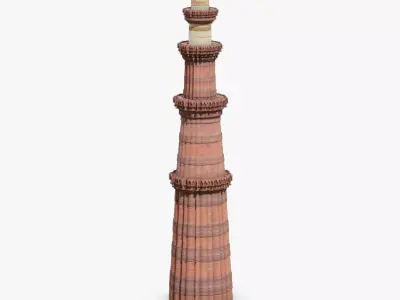 Qutub Minar 3D model