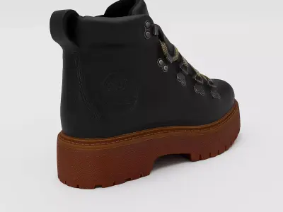 TIMBERLAND Stone Street Mid Black 3D model