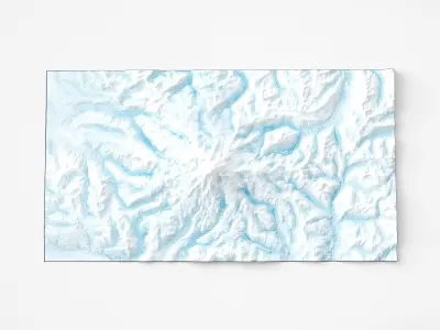 Ice Mountain 3D model