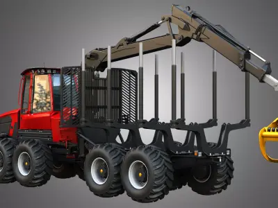 875 Forwarder 3D model