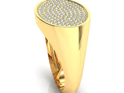 25 Small-Mens ring 3D Model Pack