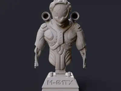 Astronaut Sci Fi 3D model
